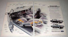 1984 Ford Granada L, Granada LX Cars Ad - Decision - £14.65 GBP