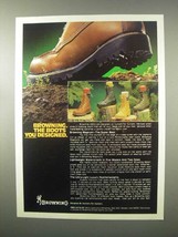 1981 Browning Boots Ad - Magnum, Waterproofs - $18.49