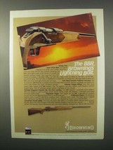 1981 Browning BBR Rifle Ad - The Lightning Bolt - $18.49