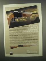 1981 Browning BAR Rifle Ad - Most Trusted Automatic - $18.49