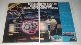 1981 Chevy Pickup Truck Ad - Biggest News Ever - £14.72 GBP