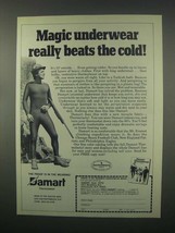 1981 Damart Underwear Ad - Magic Beats The Cold - £13.82 GBP