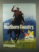 1981 Marlboro Cigarettes Ad - Marlboro Country - £14.50 GBP