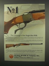 1981 Ruger No. 1 Single-Shot Rifle Ad - The Challenge - $18.49