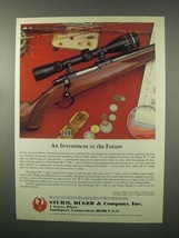 1981 Ruger M-77 Rifle Ad - An Investment in the Future - $18.49