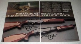 1981 Remington Model Four and Model Six Rifle Ad - $18.49