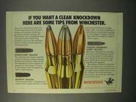 1981 Winchester Bullets Ad - Want a Clean Knockdown - $18.49