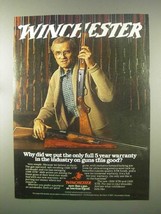 1981 Winchester 1500 XTR and 1300 XTR Shotguns Ad - $18.49