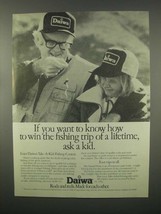 1982 Daiwa Rods and Reels Ad - Fishing Trip of Lifetime - £14.54 GBP