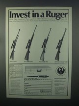 1982 First Citizens National Bank Ad - Ruger Rifles - $18.49