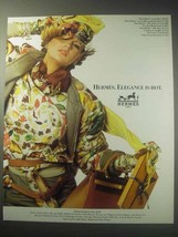 1985 Hermes Fashion Ad - Tourbillon Sweatshirt, Jacket - £14.62 GBP