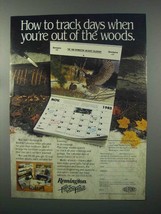 1982 Remington Firearms Ad - Track Days Out of Woods - $18.49
