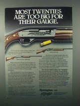 1982 Remington Shotgun Ad - Most Twenties are Too Big - £14.50 GBP
