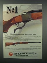 1982 Ruger No. 1 Rifle Ad - Challenge of Single-Shot - $18.49