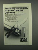 1982 Schrade Uncle Henry Woverine 162 UH Knife Ad - £14.87 GBP