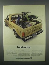 1982 Volkswagen Pickup Truck Ad - Loads of Fun - £14.53 GBP