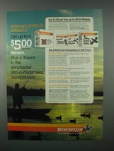 1982 Winchester Shotgun Shells Ad - Win-a-Wilderness - $18.49