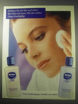 1985 Nivea Skin Care Ad - In German - £14.74 GBP