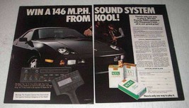 1983 Kool Cigarettes Ad - Porsche 928S Car - $18.49