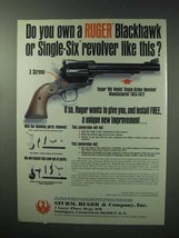 1983 Ruger Blackhawk Revolver Ad - Do You Own? - $18.49