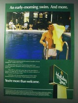 1986 Holiday Inn Ad - An Early-Morning Swim - £14.78 GBP