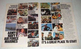 1983 U.S. Armed Forces Ad - It&#39;s a Great Place to Start - £14.53 GBP