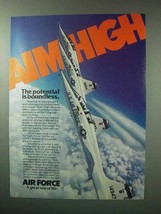 1983 U.S. Air Force Ad - Aim High Potential Boundless - $18.49