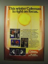 1984 Coleman Focus 5 and Focus 10 Heaters Ad - $18.49