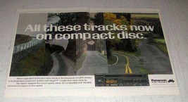 1986 Panasonic CX-DP3 Car Stereo Ad - These Tracks - $18.49