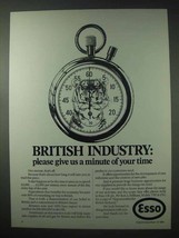 1984 Esso Oil Ad - British Industry Give Us a Minute - £14.23 GBP