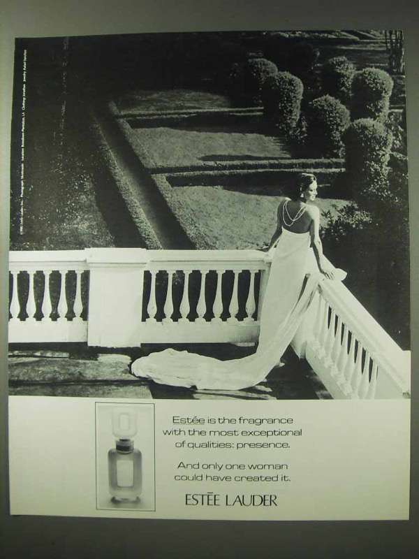 1984 Estee Lauder Estee Perfume Ad - Exceptional - $18.49