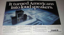 1984 Fisher System 77 Hi-Fi Stereo Ad - Americans - £14.50 GBP