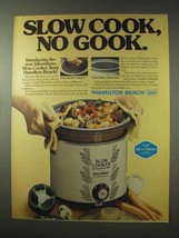 1984 Hamilton Beach Slow Cooker Ad - No Gook - £14.61 GBP
