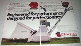 1984 Honda Lawnmower Ad - Designed for Perfectionist - £14.52 GBP