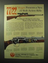 1984 Ruger 77/22 Rifle Ad - Bolt-Action - $18.49