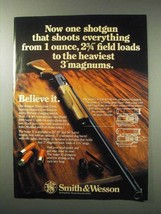 1984 Smith &amp; Wesson Model 1000 Super 12 Shotgun Ad - £14.61 GBP