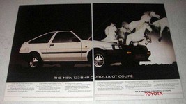 1984 Toyota Corolla GT Coupe Car Ad - $18.49