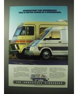 1984 Winnebago LeSharo Motor Home Ad - Never Guess - £14.78 GBP