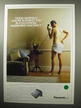 1987 Panasonic Telephone Answering Machine Ad - $18.49