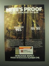 1984 Winchester Super-X Cartridges Ad - Here&#39;s Proof - £14.53 GBP