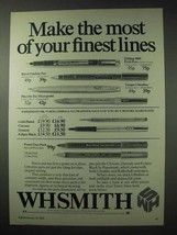 1984 WHSmith Pen Ad - Edding, Berol, Pilot, Pentel - £14.72 GBP