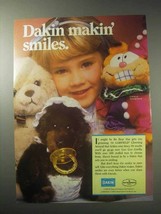 1985 Dakin Toy Ad - Garfield, Goo Goo Gorilla, Bo Bear - £14.78 GBP