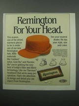 1988 Remington Legion Cap Ad - For Your Head - $18.49