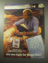 1985 Post Grape-Nuts Cereal Ad - Are You Right? - £14.76 GBP