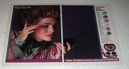 1985 Revlon Custom Eyes Compact Ad - Choose Colors - $18.49
