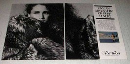 1985 Revillon Furs Ad - Live Adventure of Pure Luxury - £14.78 GBP