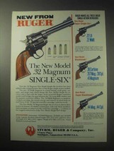 1985 Ruger Model .32 Magnum Single-Six Revolver Ad - £14.52 GBP