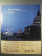 1985 Royal Viking Line Cruise Ad - European Capitals - £14.57 GBP