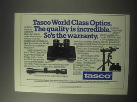 1985 Tasco Scopes and Binoculars Ad - World Class - £14.81 GBP