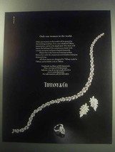 1985 Tiffany & Co. Diamonds Ad - Only One Woman - $18.49